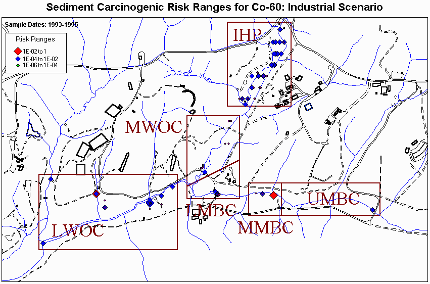 K-25 Groundwater Map